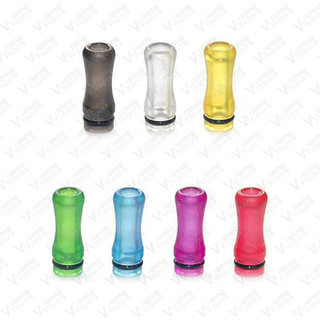 510 Drip Tip Acryl bunt transparent Gelb