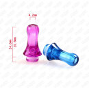 510 Drip Tip Acryl Evod 2 rund Blau