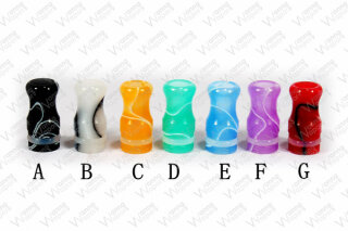 510 Drip Tip Acryl Psycho Kurz Gelb