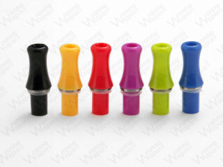 CE Drip Tip Acryl farbig Sinca Gelb rund