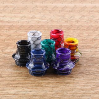 810 Drip Tip Resin Snake Swinged Green