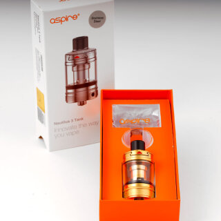 Aspire Nautilus 3 vergoldet 24k