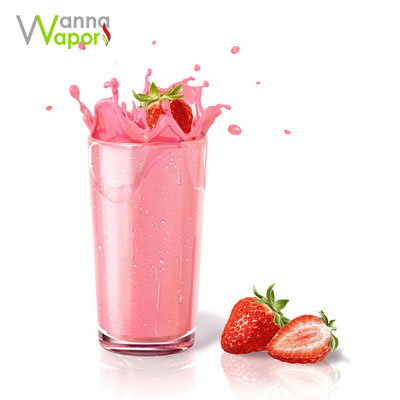 Wanna Vapor Erdbeer Milchshake Liquid 10ml