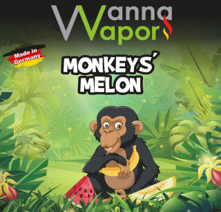 Wanna Vapor Monkeys Melon 10ml 9mg