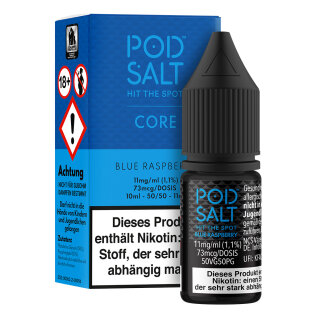 Pod Salt Core - Blue Raspberry 10ml 11mg