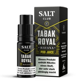 Flavorist Salt Club - Tabak Royal Havana 10ml 10mg