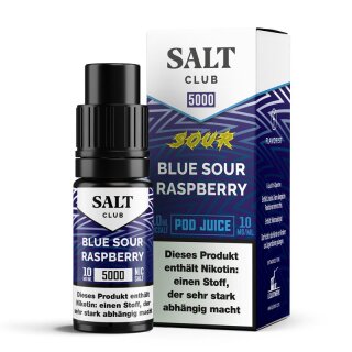 Flavorist Salt Club - Blue Sour Raspberry 10ml 20mg