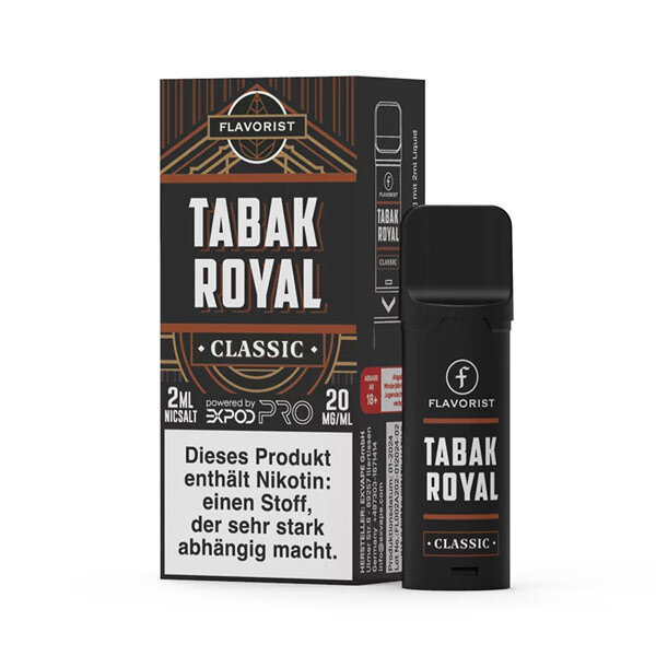 Flavorist Pod - Tabak Royal Classic 2ml 20mg